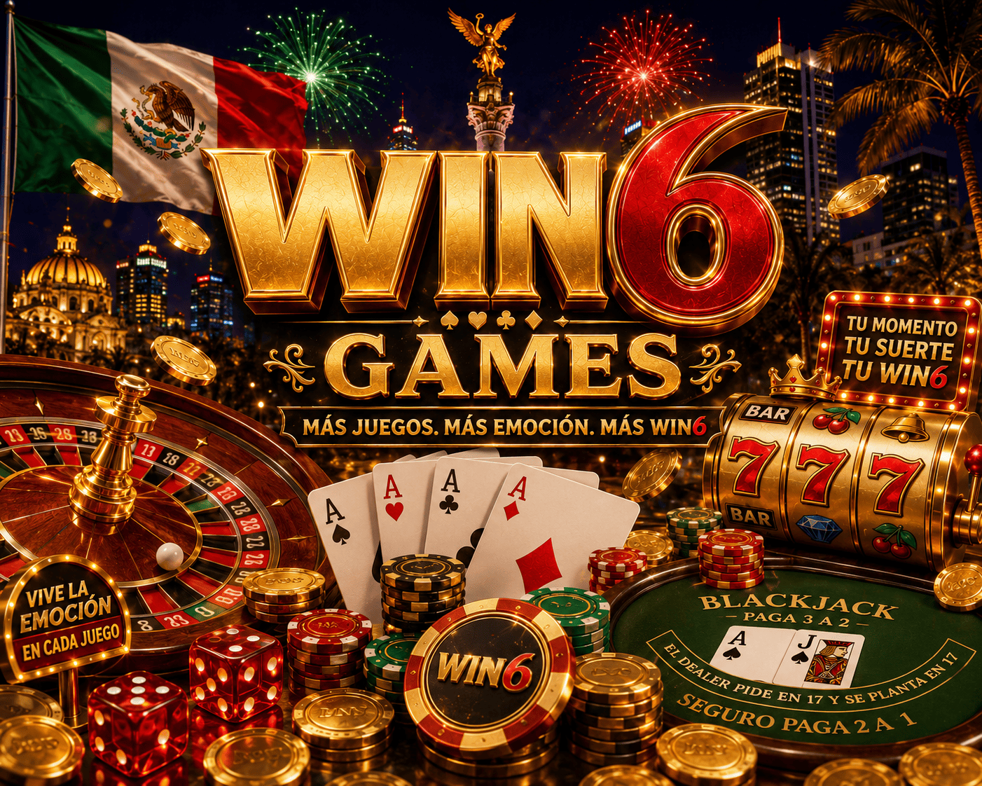 WIN6 casino games by routes WIN6 games with routes for slots, crash games, live casino, jackpots and bonuses